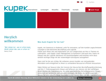 Tablet Screenshot of kupek.de